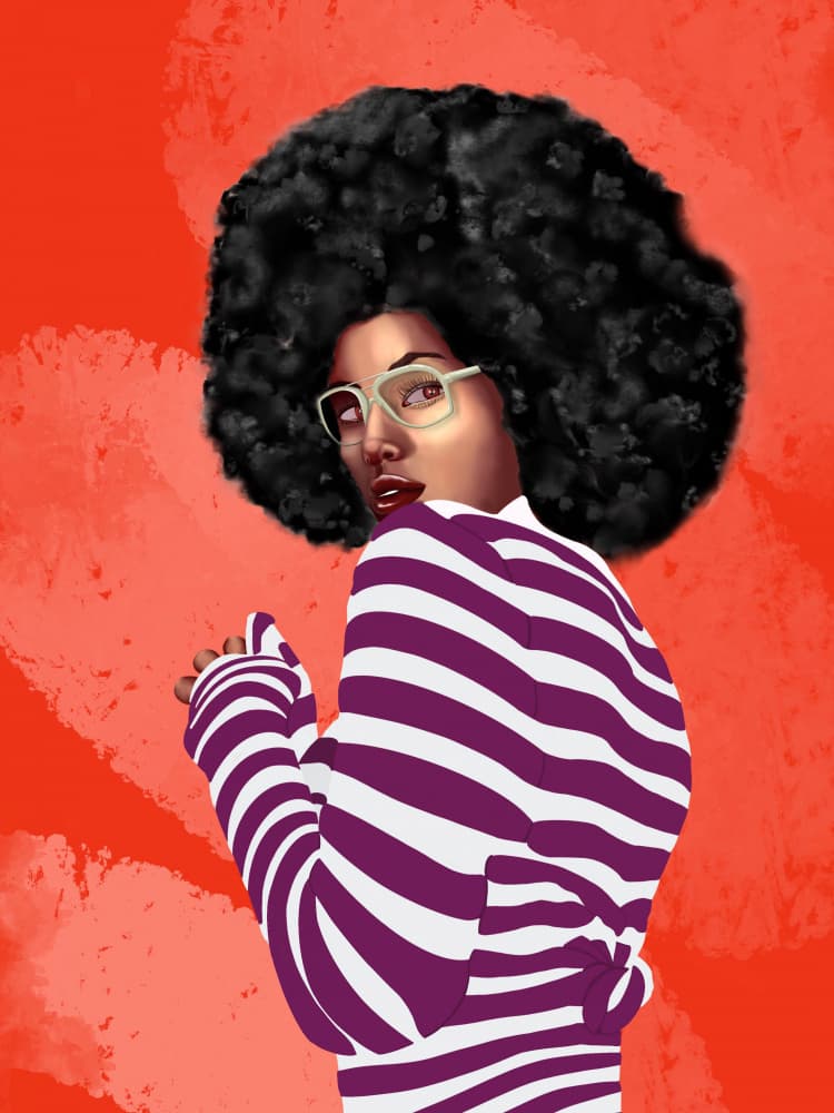 Bold Stripes by Emel Tunaboylu — canvas wall art