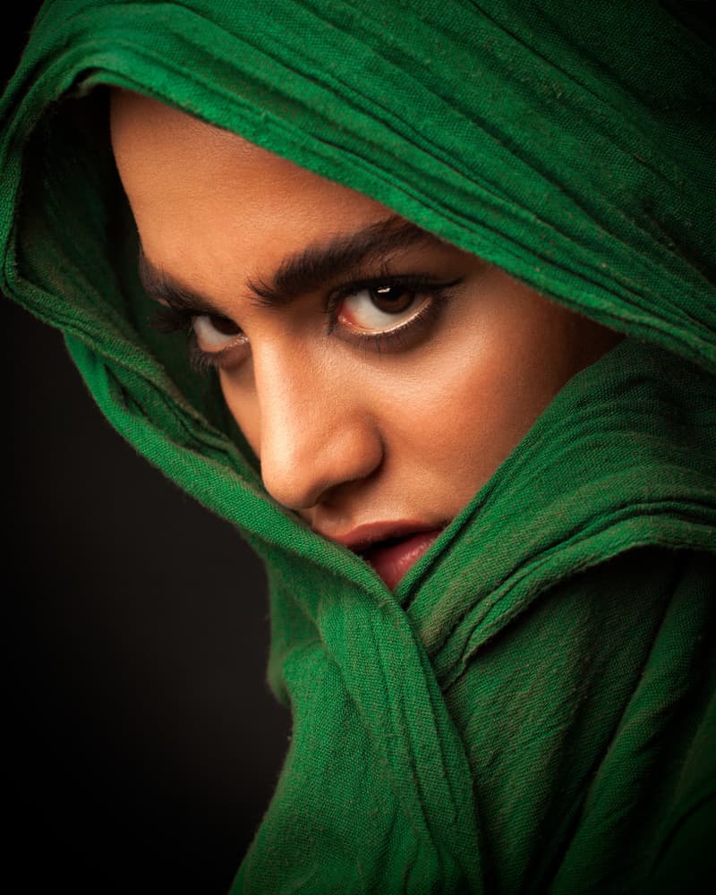 Captivating Green Gaze by Mehdi Mokhtari — canvas wall art