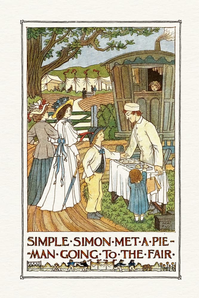 Simple Simon Fair Day by Wild Violets — canvas wall art
