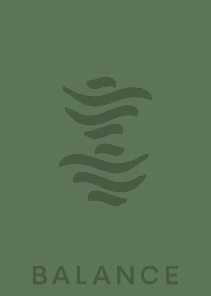 Zen Balance Flow by Chantal Jemmott — canvas wall art
