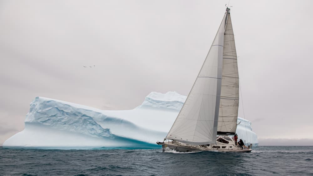 Arctic Sailboat Adventure by Simon Delvoye — canvas wall art