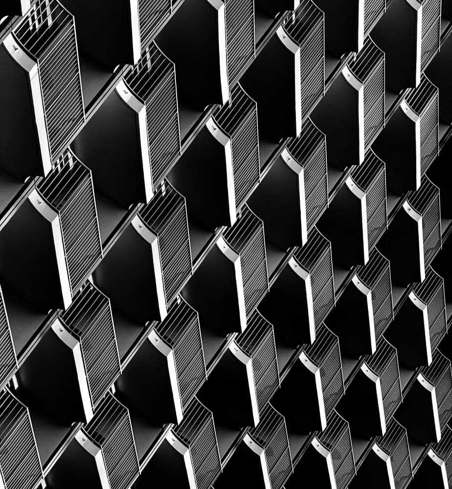 Abstract City Geometry by Rob Darby — canvas wall art