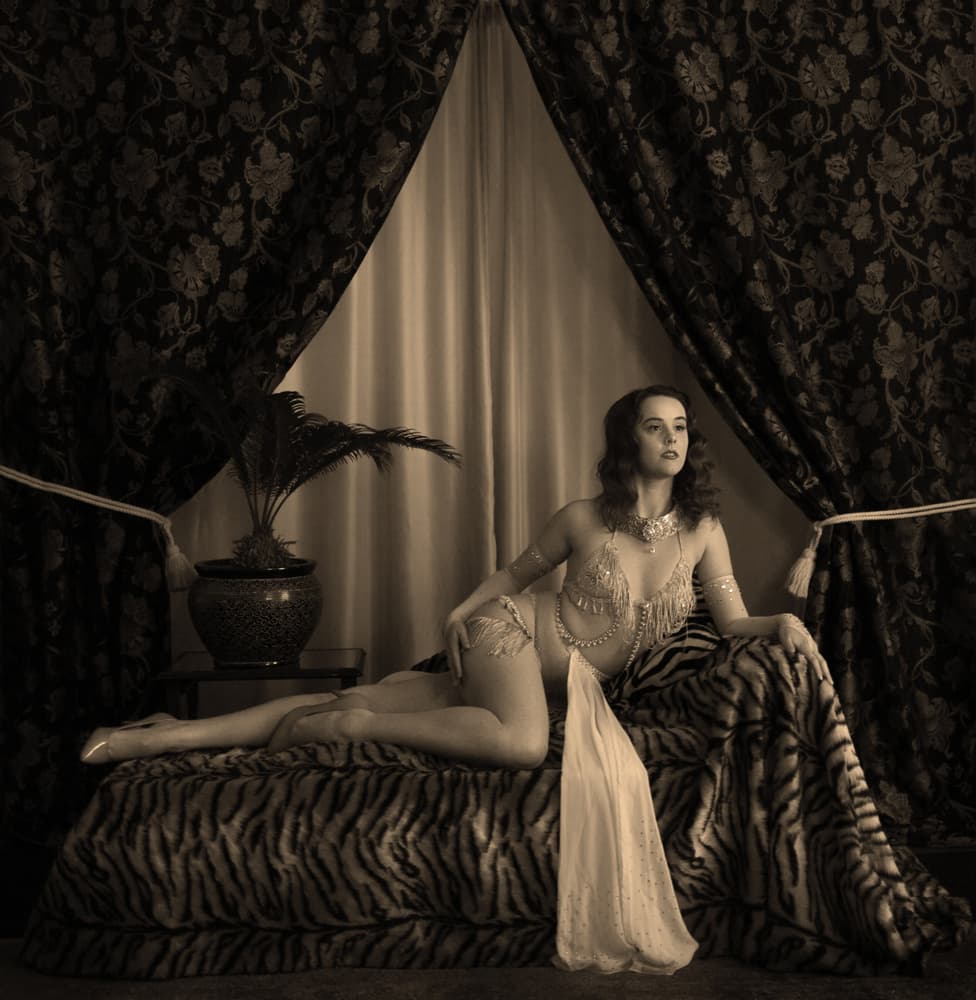 Vintage Burlesque Glamour by Harry Wentworth — canvas wall art