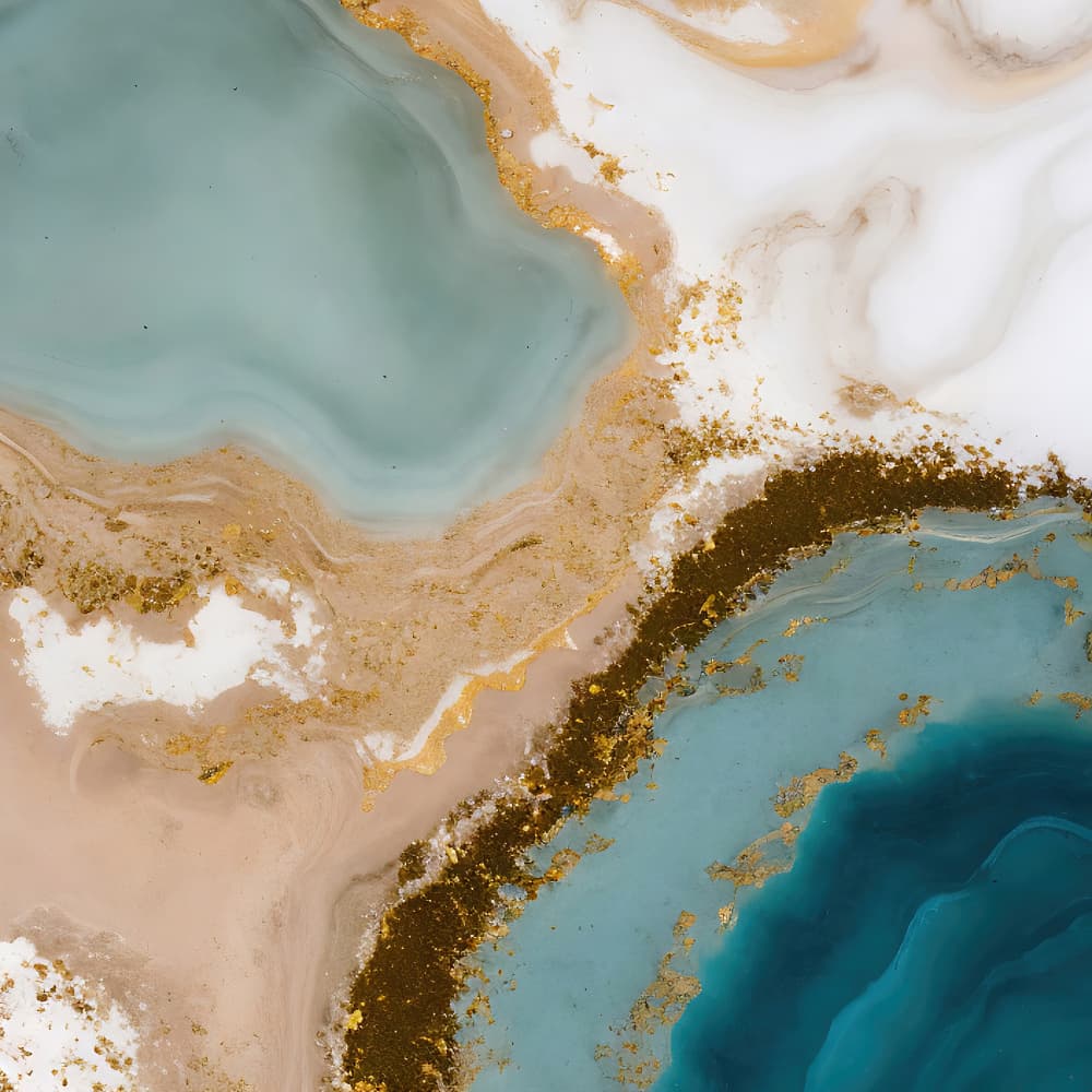 Fluid Gold Agate by Alpenglow Workshop — canvas wall art