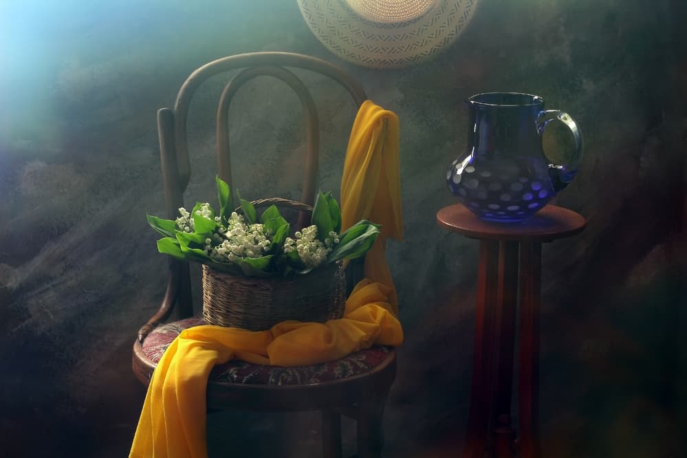 Spring Lily Still Life by UstinaGreen — canvas wall art