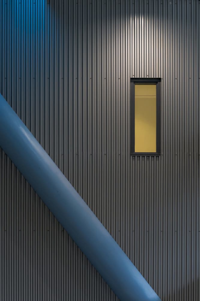 Architectural Pipe and Window by Greetje van Son — canvas wall art