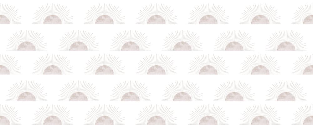 Boho Sun Rays by Vitor Costa — canvas wall art