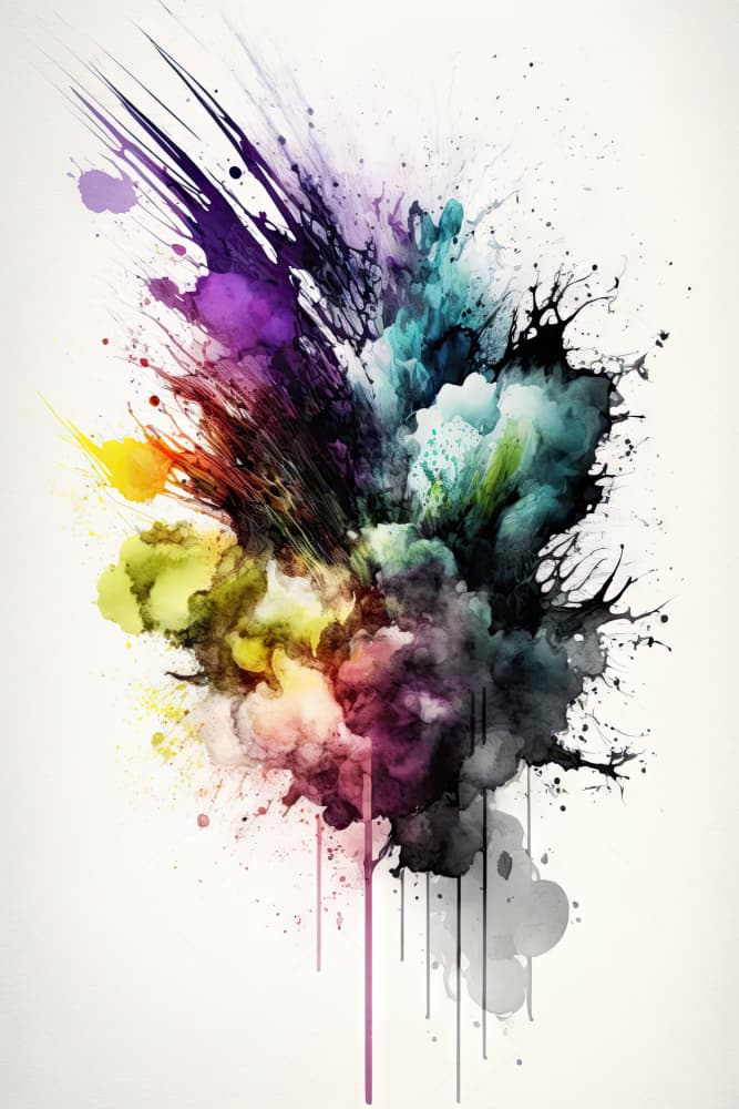 Vibrant Color Explosion by Mauro — canvas wall art