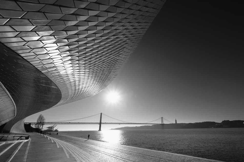 Lisbon Architecture Sunlight by José Manuel cruz — canvas wall art