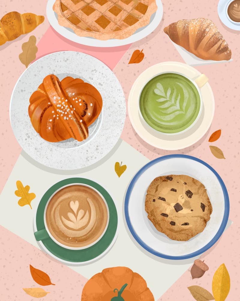 Fika Time by Petra Lizde — canvas wall art