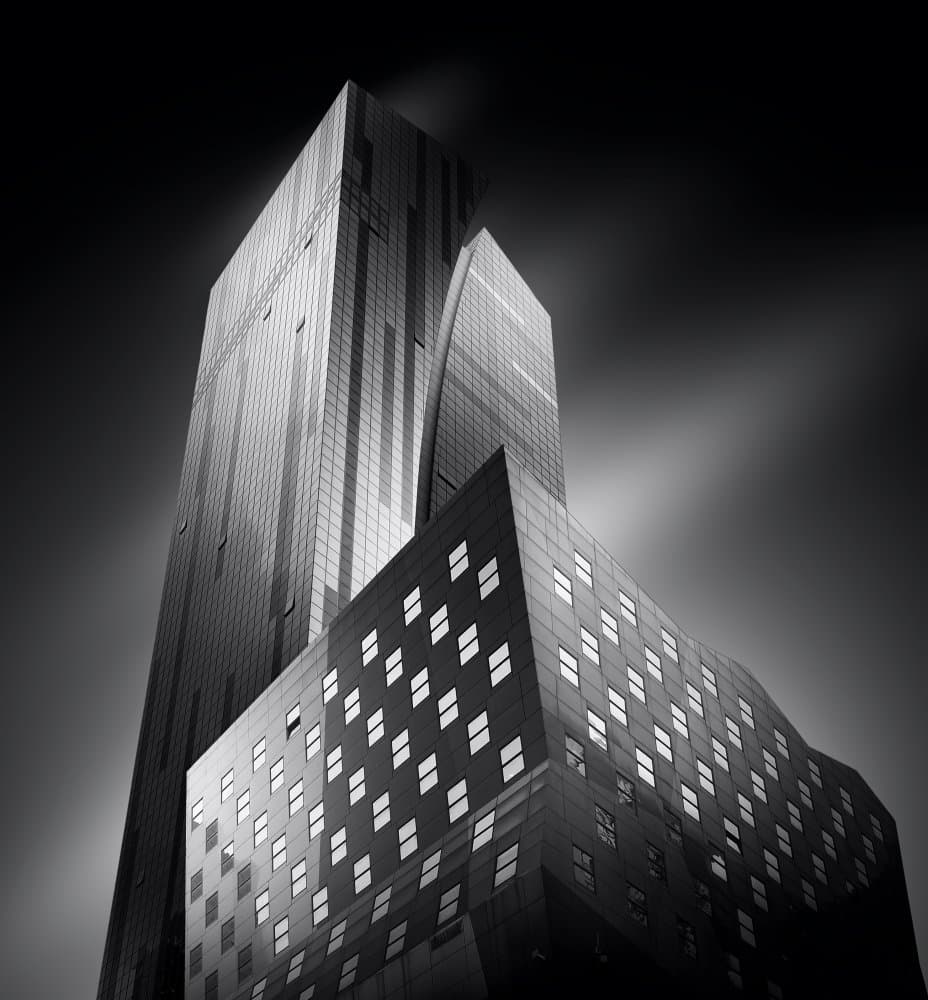 Edificios futuristas, New York city by Helena GARCIA HUERTAS — canvas wall art