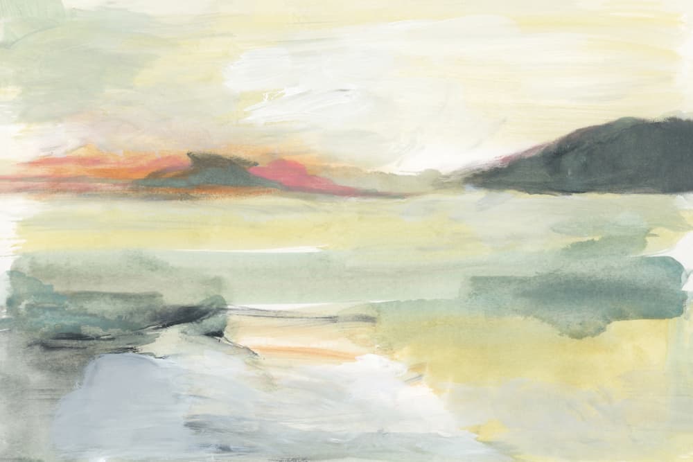 Soft Serene Landscape by cartissi — canvas wall art