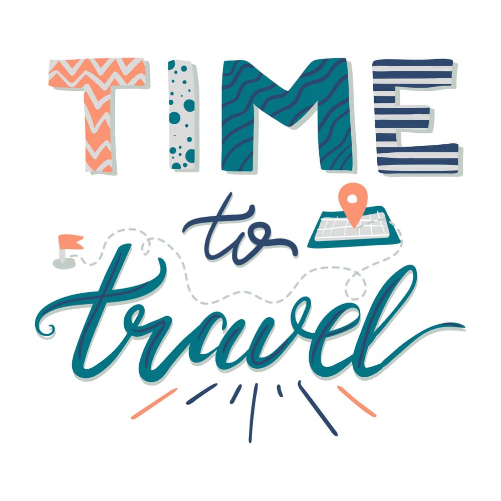 Time To Travel Adventure by Marika Barsrsind — canvas wall art