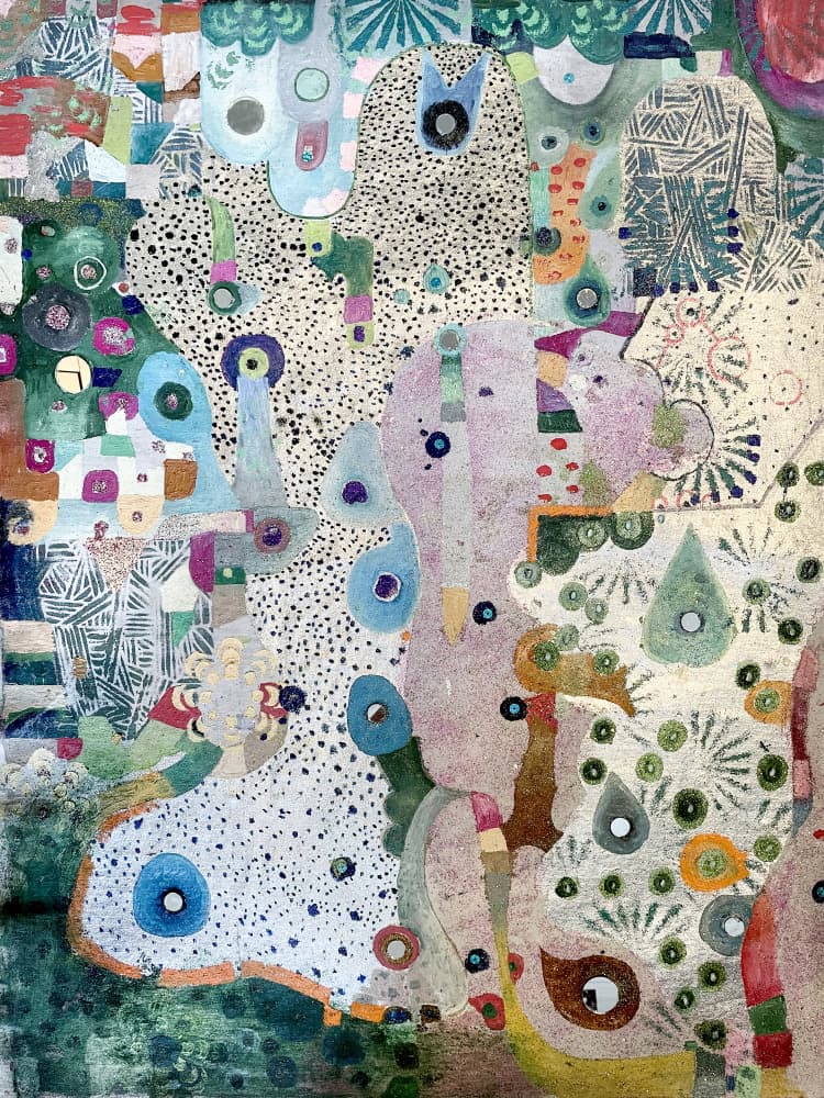 Whimsical Abstract Forms by Alise Loebelsohn — canvas wall art