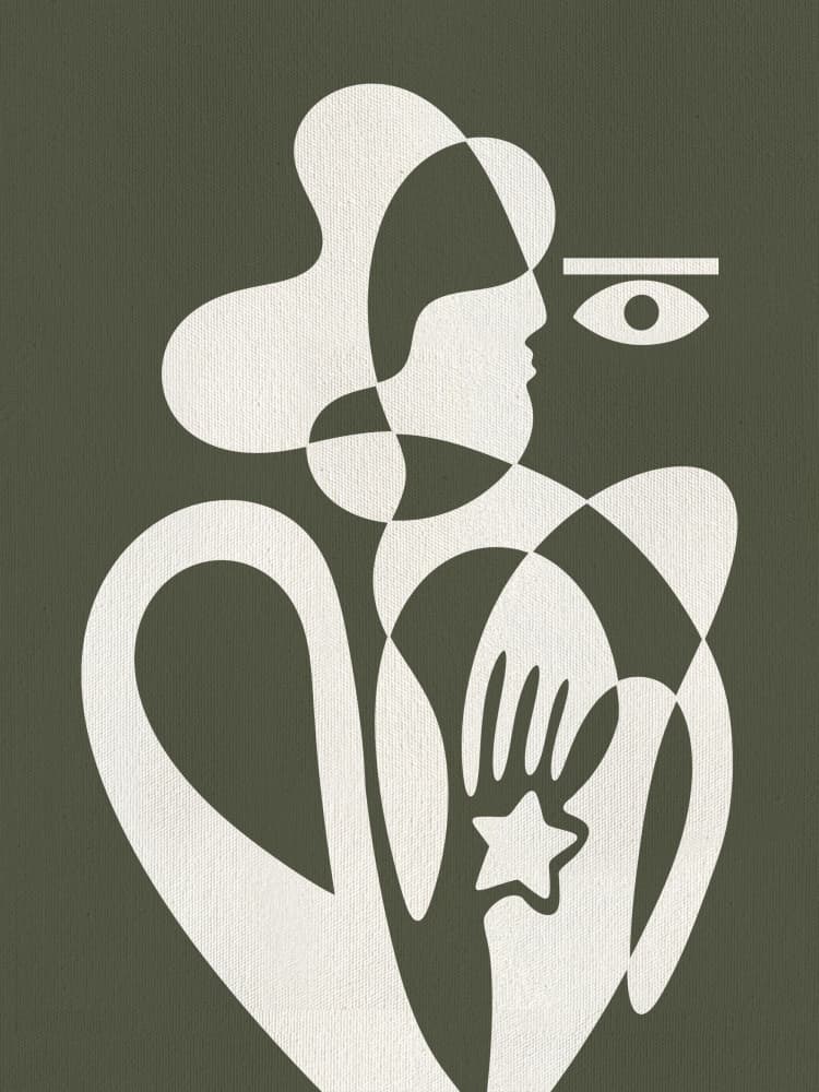 The Seer 4 by Shatha Al Dafai — canvas wall art