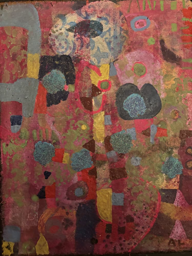 Vibrant Abstract Shapes by Alise Loebelsohn — canvas wall art