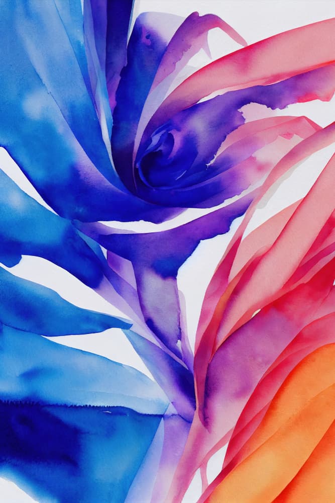 Cool Warm Color Blend by Mauro — canvas wall art