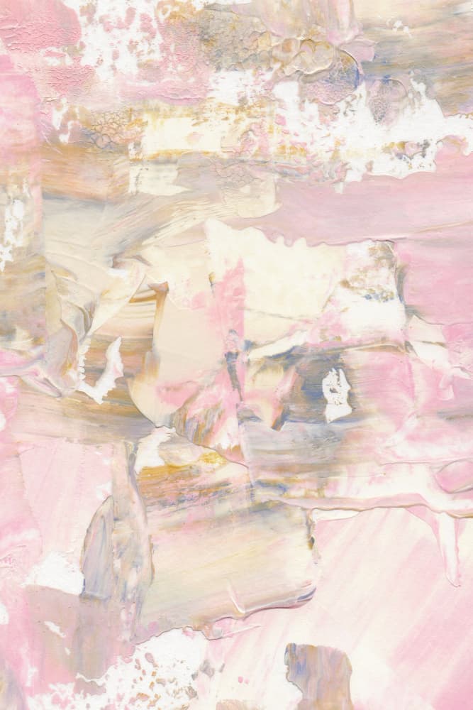 Soft Muted Pink Brushstrokes by uplusmestudio — canvas wall art