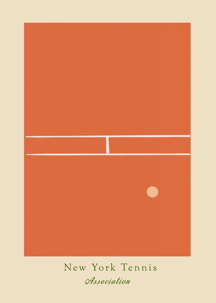 Newyorktennis by Treechild — canvas wall art
