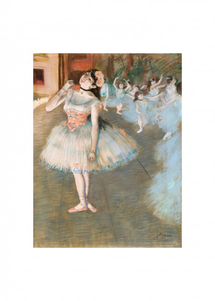 The Star No.2 by Edgar Degas — canvas wall art