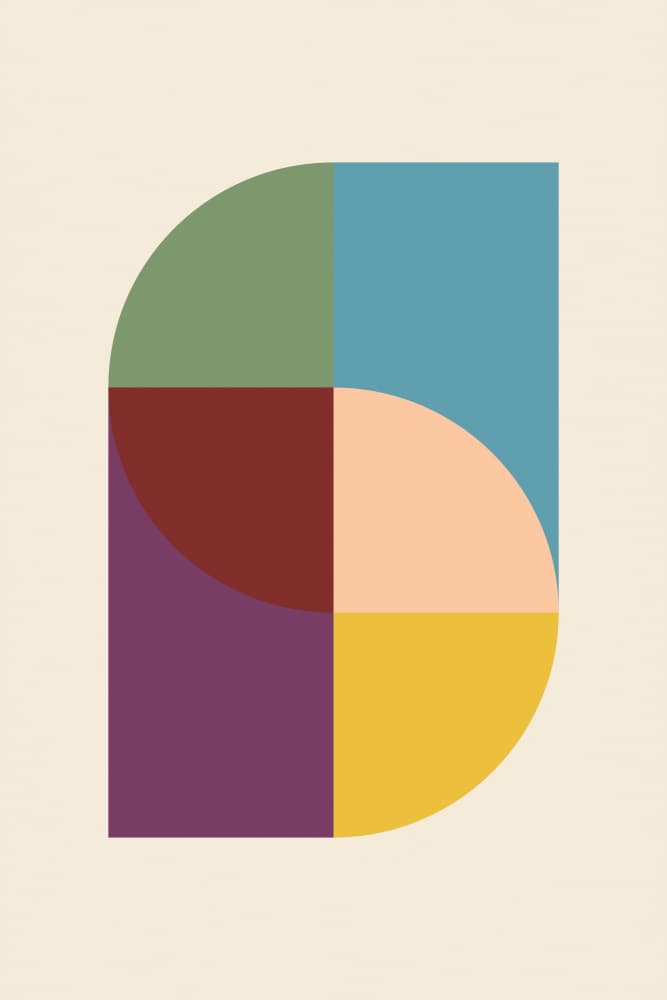 Abstract Geometric Forms by Pictufy Studio — canvas wall art