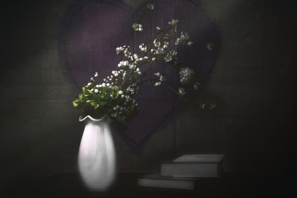Vintage Floral Romance by Enrico Sottocorna — canvas wall art