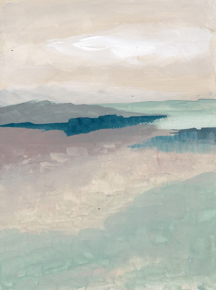 Serene Abstract Landscape by Nikita Jariwala — canvas wall art