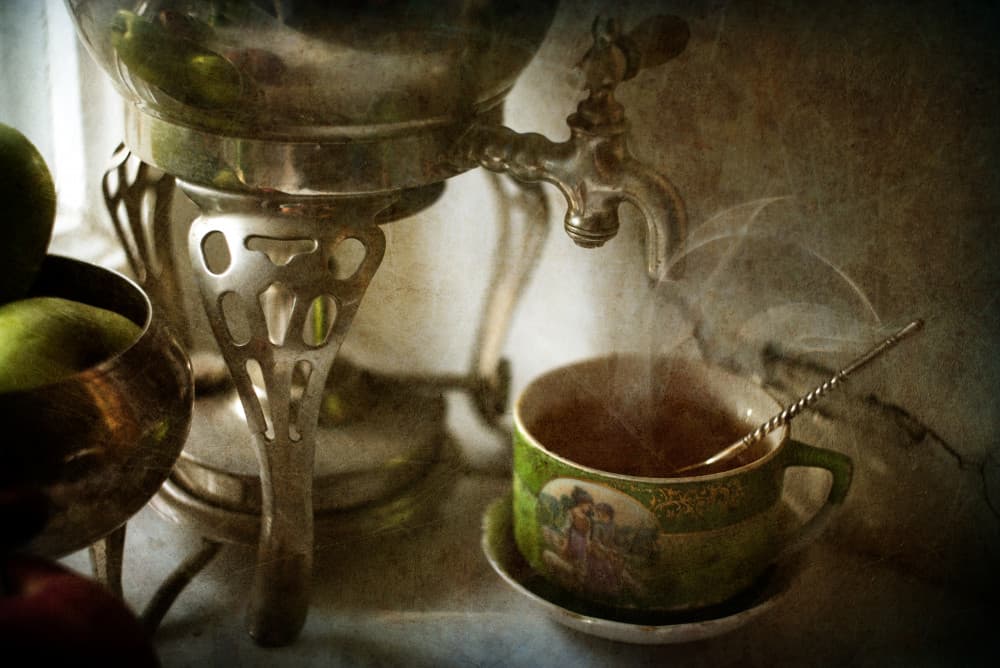 Vintage Tea Time Comfort by Igor Tokarev — canvas wall art