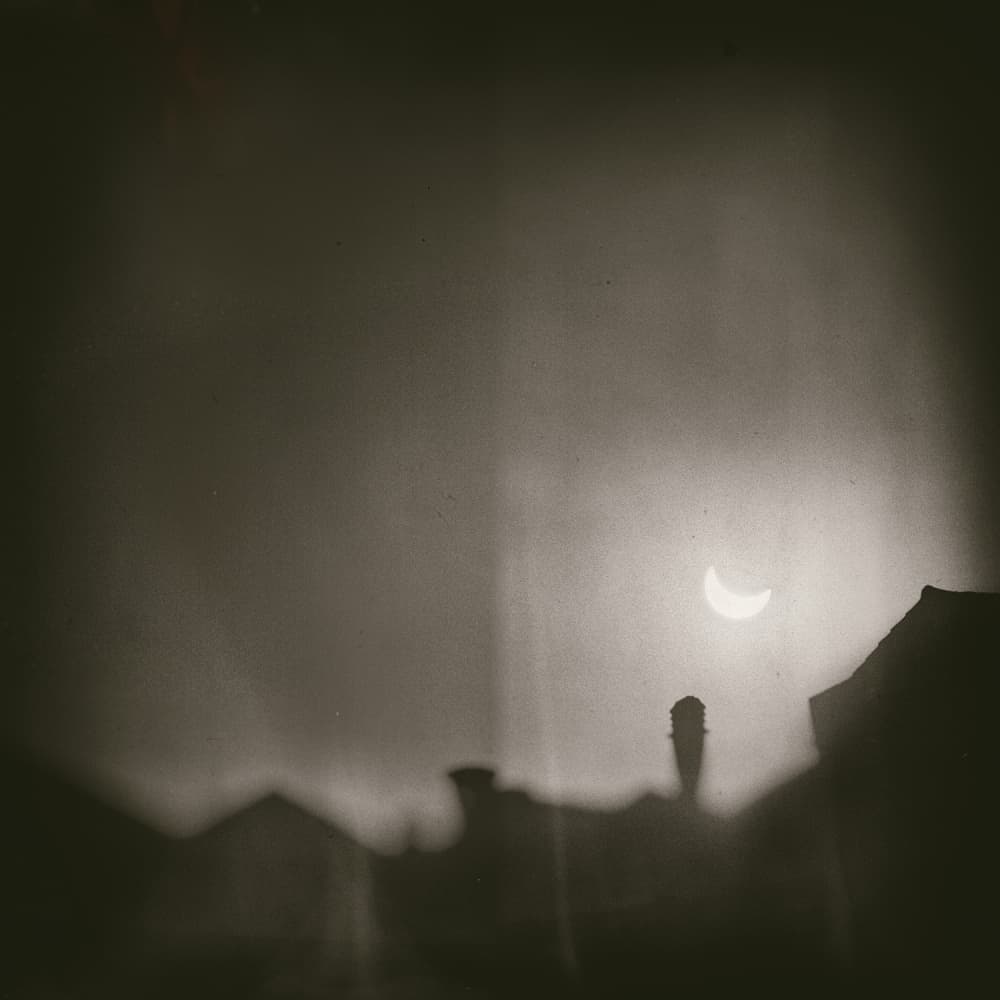 Dramatic Solar Eclipse by Santiago Pascual Buye — canvas wall art