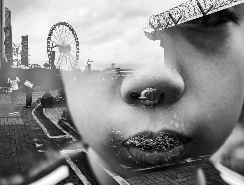 Surreal Urban Portrait by Craig Meakin — canvas wall art