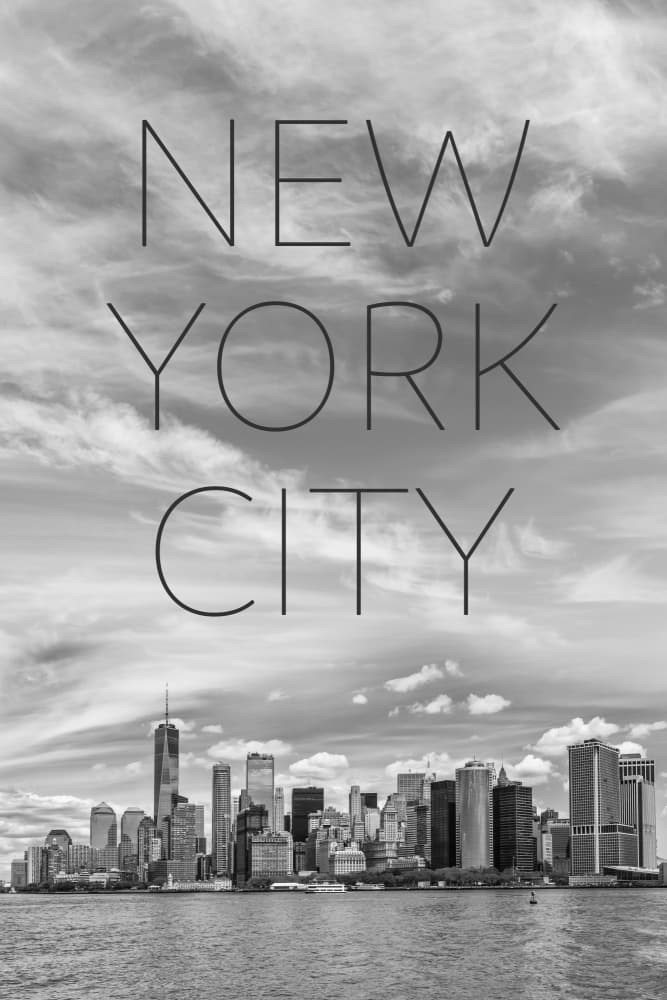 New York City Skyline by Melanie Viola — canvas wall art