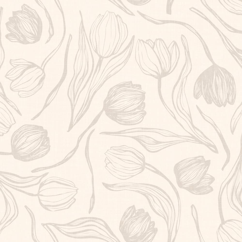 Elegant Tulip Pattern by Alexandra Weise — canvas wall art