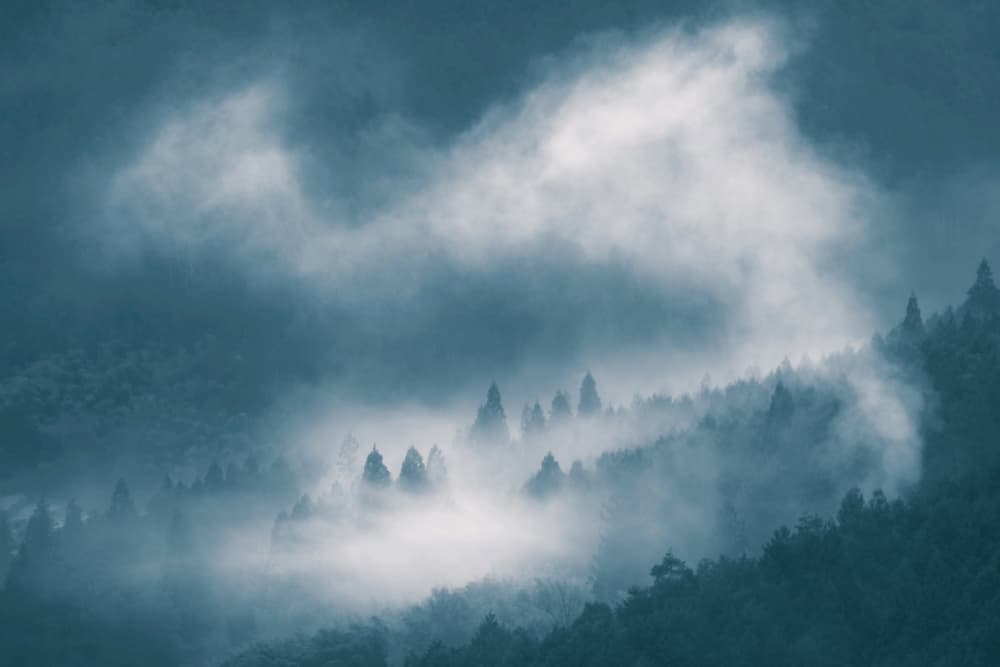 Ethereal Mountain Mist by 市岡弘光 — canvas wall art