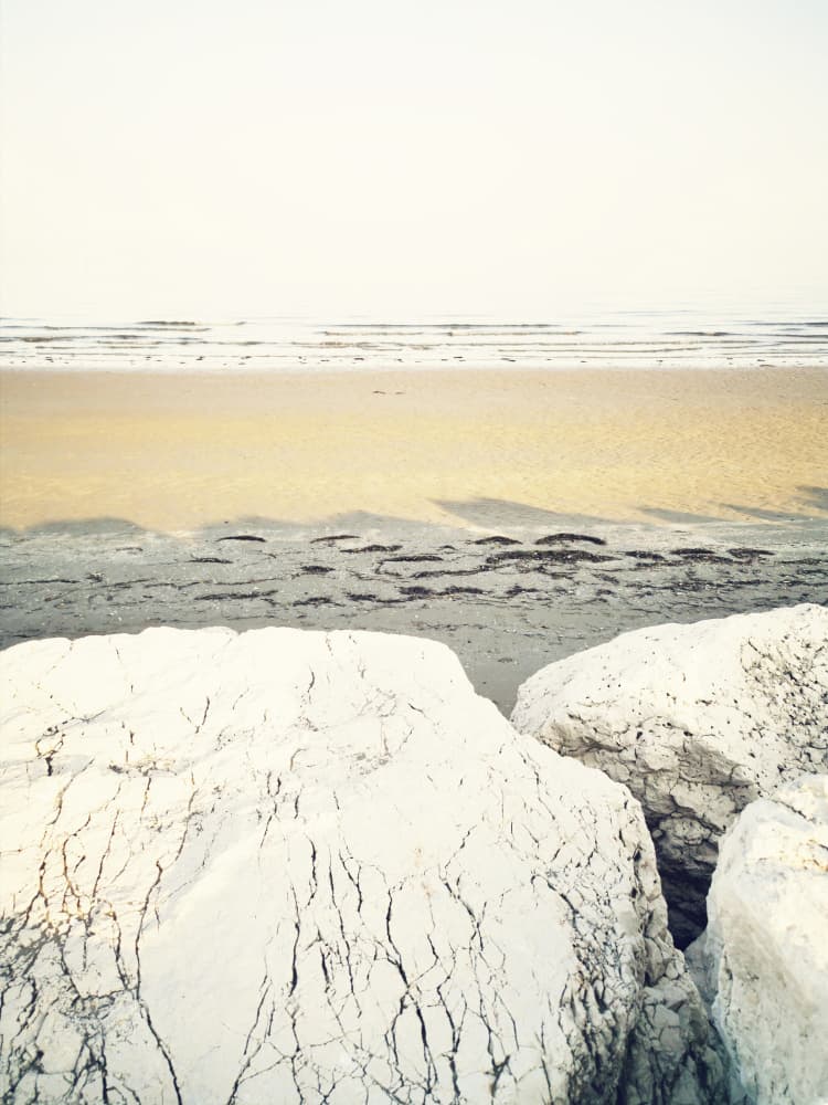 Serene Coastal Rocks by Angelo Cerantola — canvas wall art
