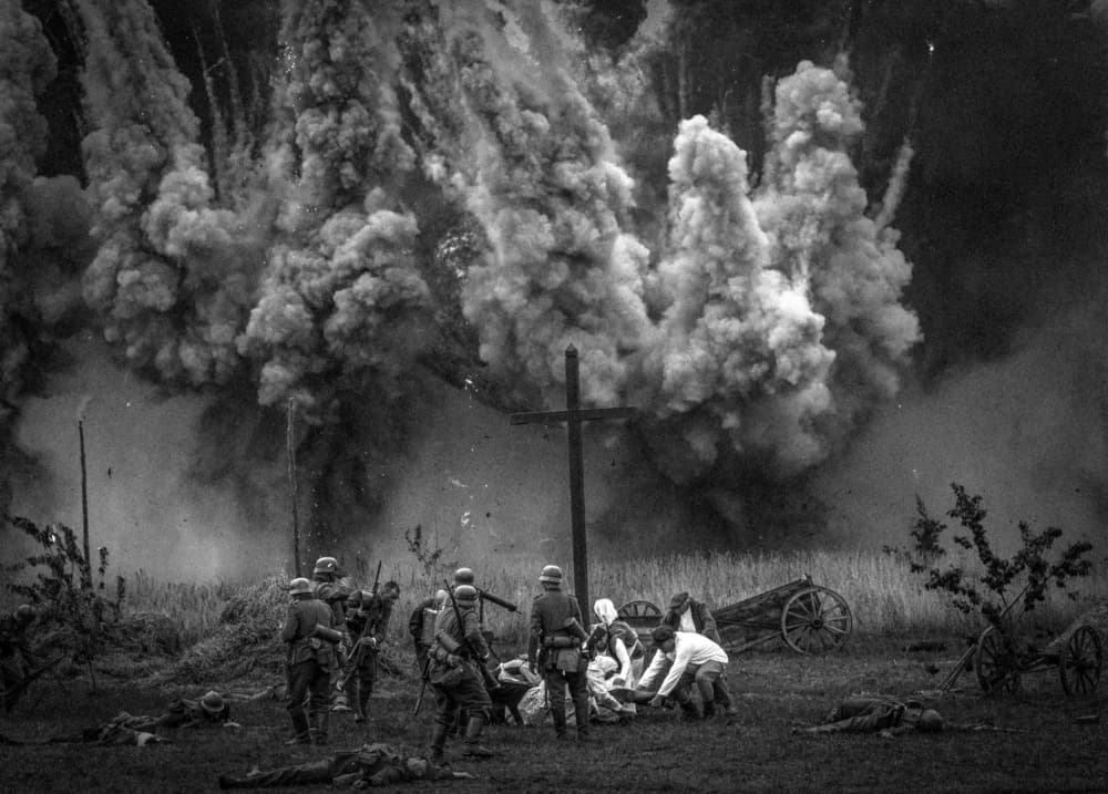 Dramatic War Scene by Slawomir Kowalczyk AFRP FIAP IAAP — canvas wall art