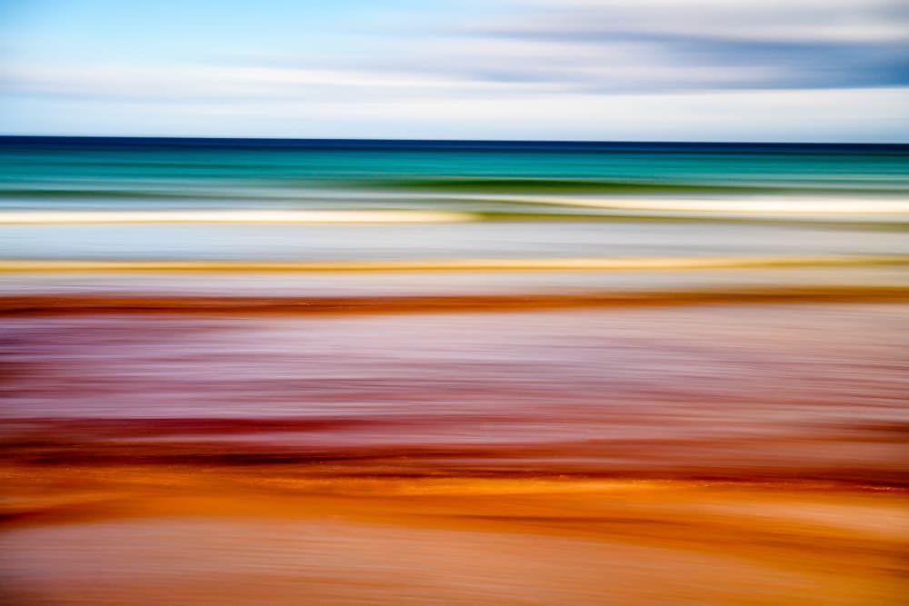 Abstract Coastal Colors by Franco Ameli — canvas wall art