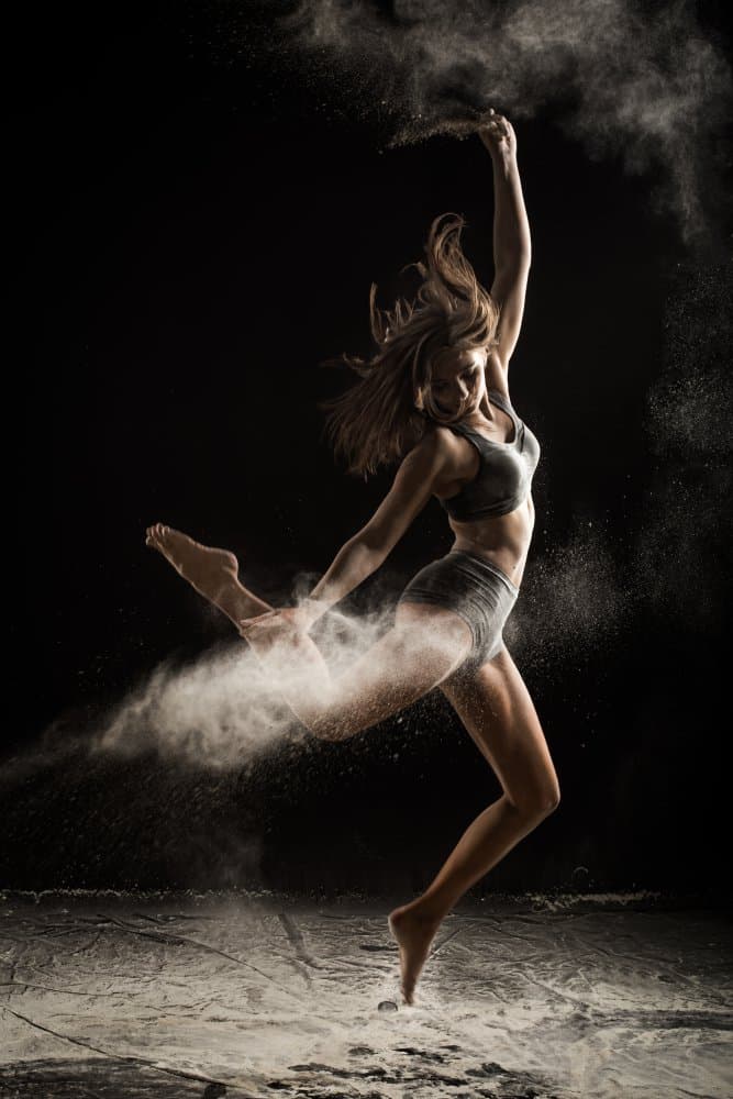 Dynamic Powder Dance by Balazs Bartal — canvas wall art