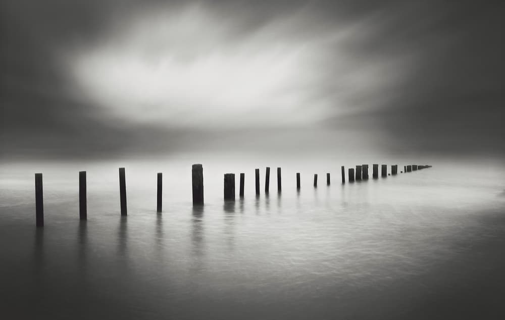Serene Ocean Posts by Catalin Alexandru — canvas wall art