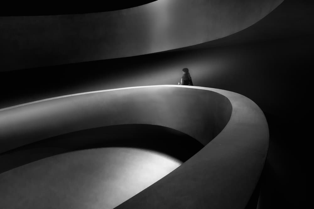 Solitary Spiral Path by Olavo Azevedo — canvas wall art