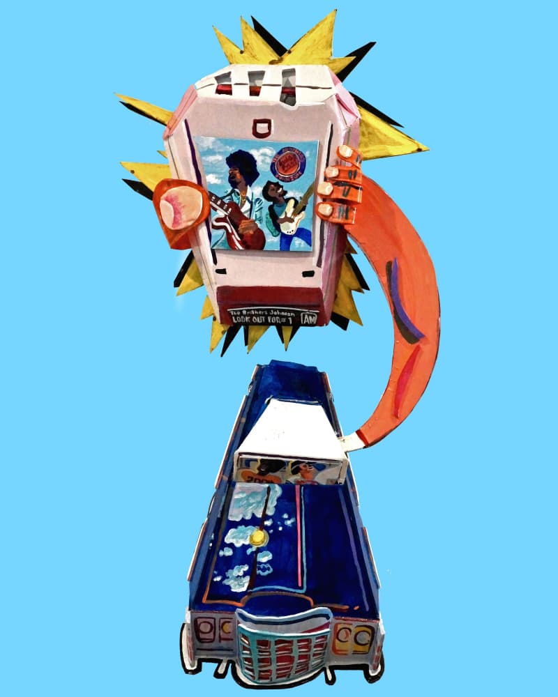 Funky Music Machine by Steve Spencer — canvas wall art