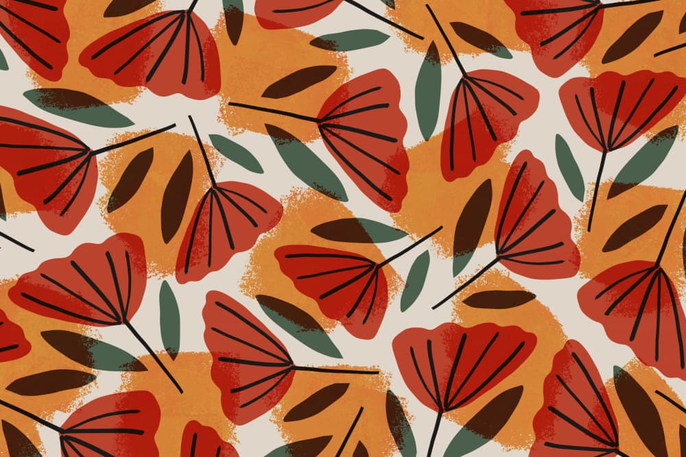 Autumn Leaves Dance by Treechild — canvas wall art