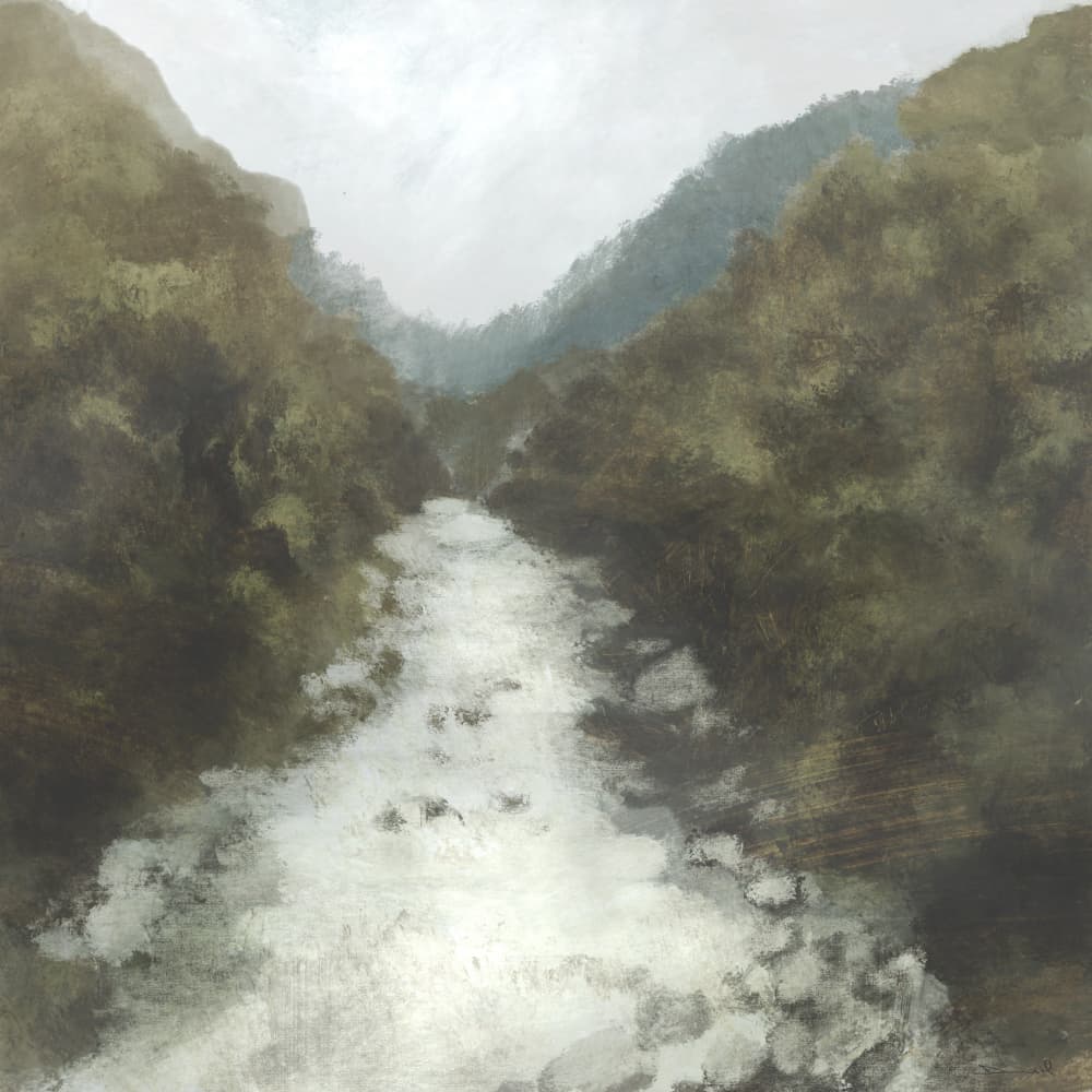 River Gorge by Dan Hobday — canvas wall art