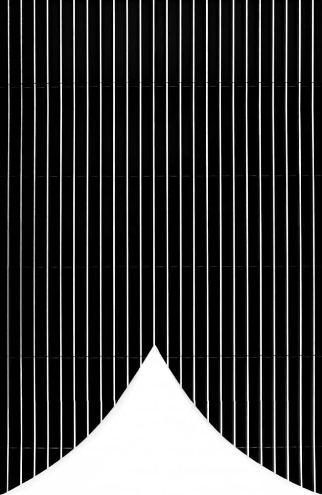 Black White Geometric Peak by Anna Niemiec — canvas wall art