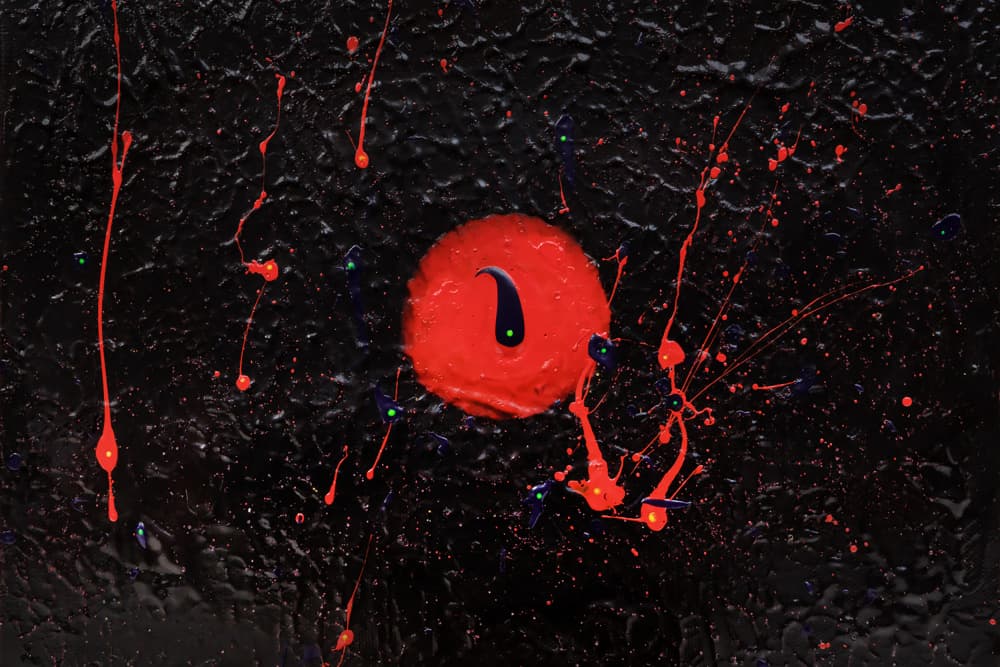Dark Abstract Eye by Lorenzo A Roe — canvas wall art