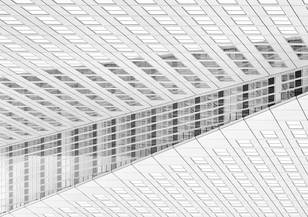 Modern Architectural Pattern by Jeroen van de Wiel — canvas wall art