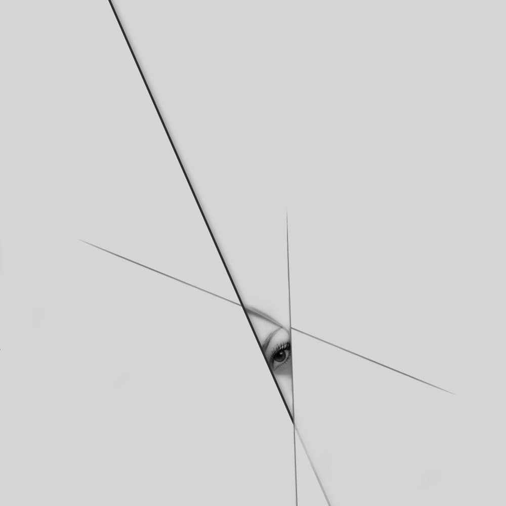 Peeking Through Lines by Hadi Malijani (Malenjani) — canvas wall art