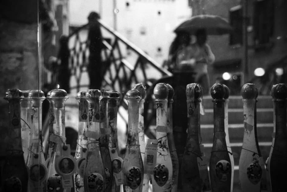 Rainy City Reflections by Codrin Lupei — canvas wall art