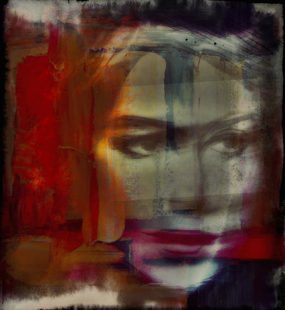 Intense Abstract Woman by Dalibor Davidovic — canvas wall art