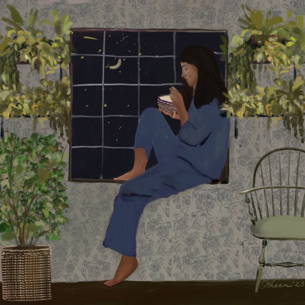 Latenight Treat by Osheensgallery — canvas wall art