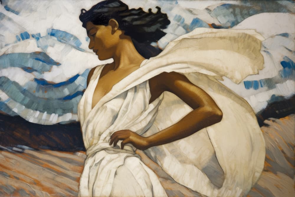 Breeze Embrace by Treechild — canvas wall art